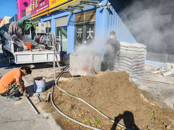 新和顶管注浆加固
